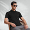 XYXX Supima Cotton Slim Fit Polo - Black Knight