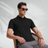 XYXX Supima Cotton Slim Fit Polo - Black Knight