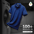 XYXX Supima Cotton Slim Fit Polo - Midnight Blue