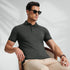 XYXX Supima Cotton Slim Fit Polo - Storm Grey