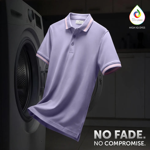 XYXX Pique Polo T-shirt - Purple Mist