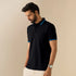 XYXX Pique Polo T-shirt - Black Knight