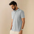 XYXX Pique Polo T-shirt - Grey Mist