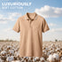 XYXX Pique Polo T-shirt - Mocha Brown