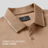 XYXX Pique Polo T-shirt - Mocha Brown