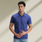 XYXX Pique Polo T-shirt - Iris Blue