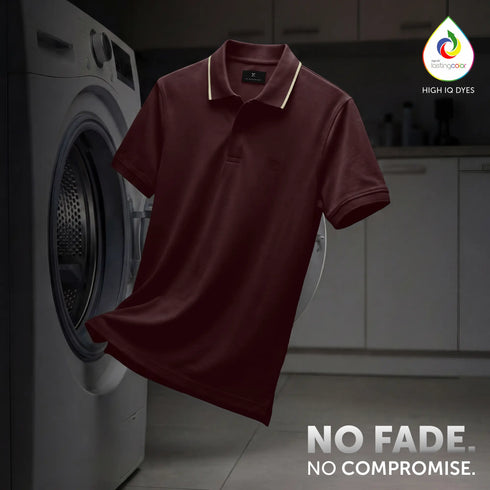 XYXX Pique Polo T-shirt - Espresso Brown
