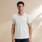 XYXX Pique Polo T-shirt - Almond White
