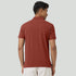 XYXX Combed Cotton Polo T-shirt - Brick Red