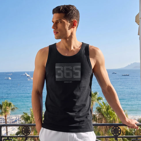 XYXX Cotton Lounge Vest - Pitch Black