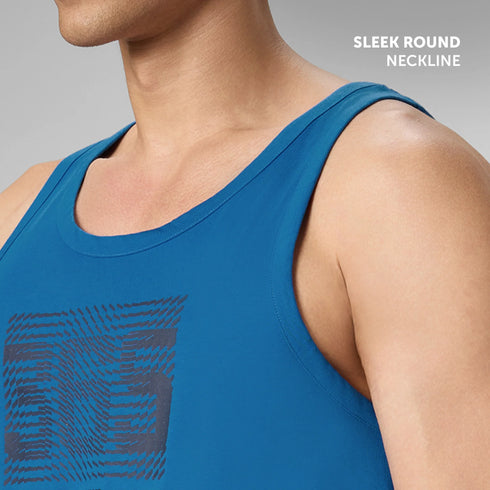 XYXX Cotton Lounge Vest - Royal Blue
