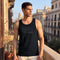 XYXX Cotton Lounge Vest - Pitch Black