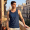 XYXX Cotton Lounge Vest - Midnight Blue