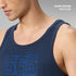 XYXX Cotton Lounge Vest - Midnight Blue