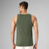 XYXX Cotton Lounge Vest - Olive Green