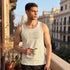 XYXX Cotton Lounge Vest - Almond White