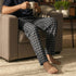 XYXX Checkmate Combed Cotton Pyjamas Crypto Black