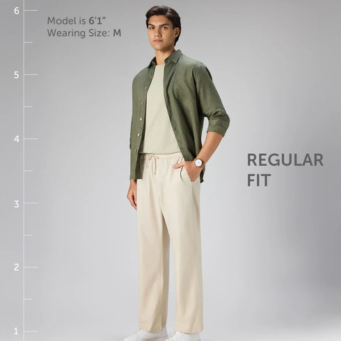 XYXX Zen Cotton Easy Pants Ivory Latte
