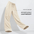 XYXX Relaxed Fit Cotton Easy Pants - Ivory Latte