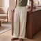 XYXX Relaxed Fit Cotton Easy Pants - Ivory Latte