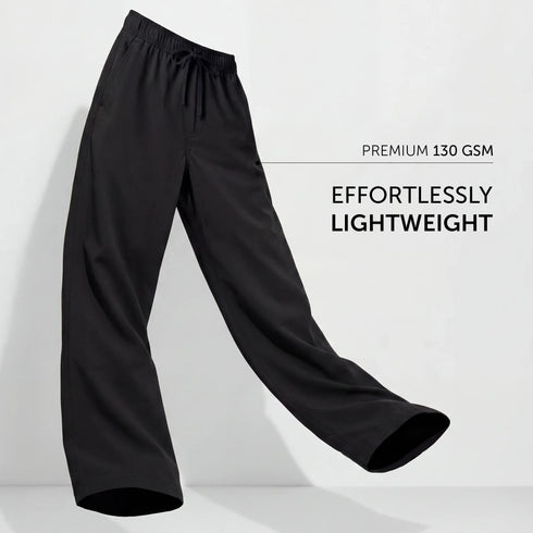 XYXX Relaxed Fit Cotton Easy Pants - Pitch Black