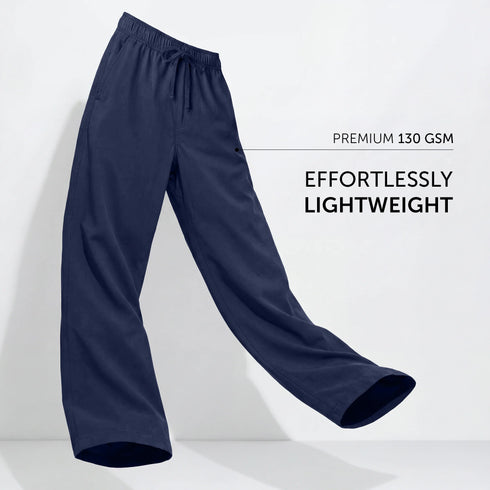 XYXX Relaxed Fit Cotton Easy Pants - Midnight Blue