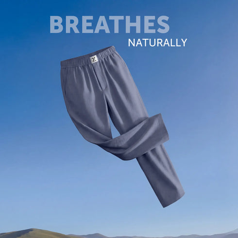 XYXX Ultra-Breathable Cotton Chambray Pyjamas - Washed Navy