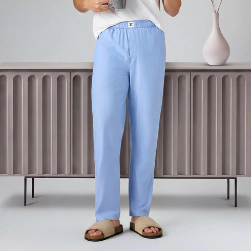 XYXX Ultra-Breathable Cotton Chambray Pyjamas - Powder Blue
