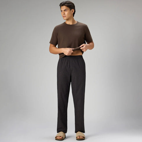 XYXX Cotton Printed Pyjamas - Mocha Black