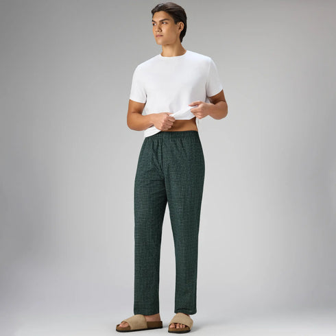 XYXX Cotton Printed Pyjamas - Forest Green