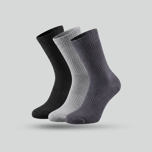 XYXX Crew-Length Socks - Multicolor (Pack of 3)