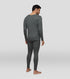 XYXX Cotton Rich Long Sleeve Thermal Set Graphite Grey