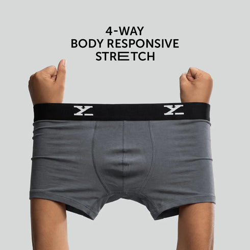 XYXX Ace Modal Trunks Charcoal Grey