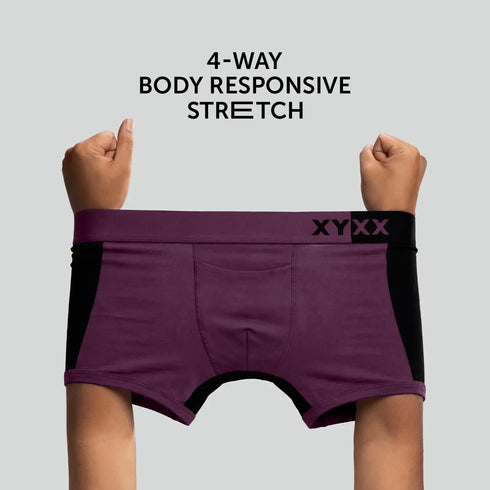 XYXX Dualist Modal Trunks Purple Plum