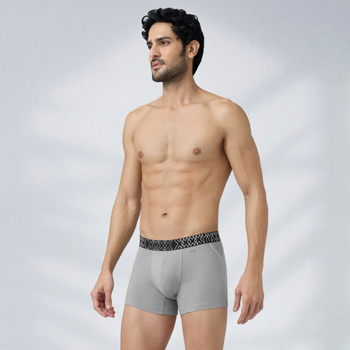 XYXX Sprint Cotton Stretch Trunks Opal Grey