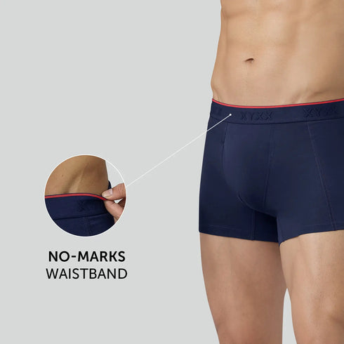XYXX Crux Cotton Stretch Trunks Midnight Blue