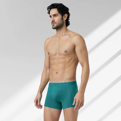 XYXX Crux Cotton Stretch Trunks Emerald Green
