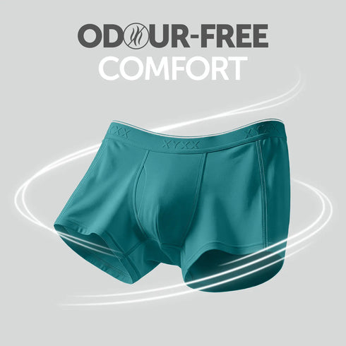 XYXX Crux Cotton Stretch Trunks Emerald Green