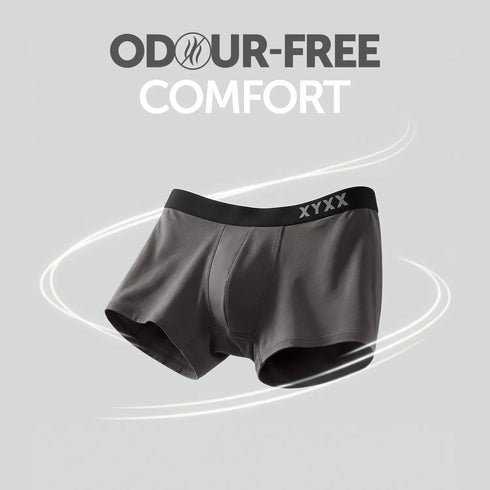 XYXX Pace Cotton Rib Trunks Charcoal Grey
