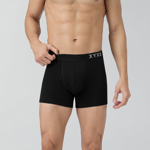 XYXX Aero Traq Pace Rave Cotton Trunks Black Blue Green Grey Lovestruck Red(Pack of 5)