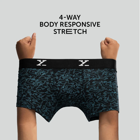 XYXX Prints For You Trunks Black