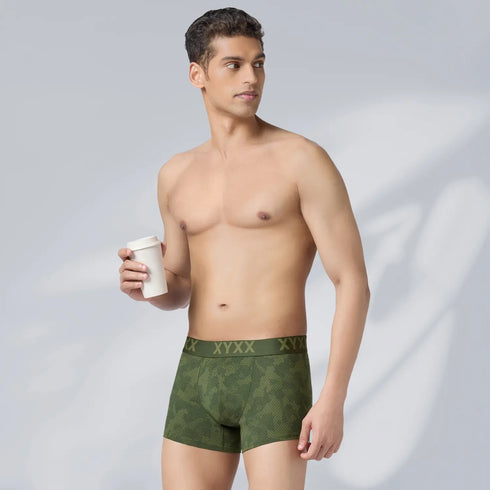 XYXX Matrix Cotton-Modal Trunks Olive Drift