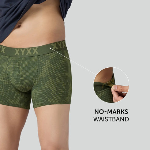 XYXX Matrix Cotton-Modal Trunks Olive Drift