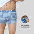 XYXX Matrix Cotton-Modal Trunks Cascade Blue