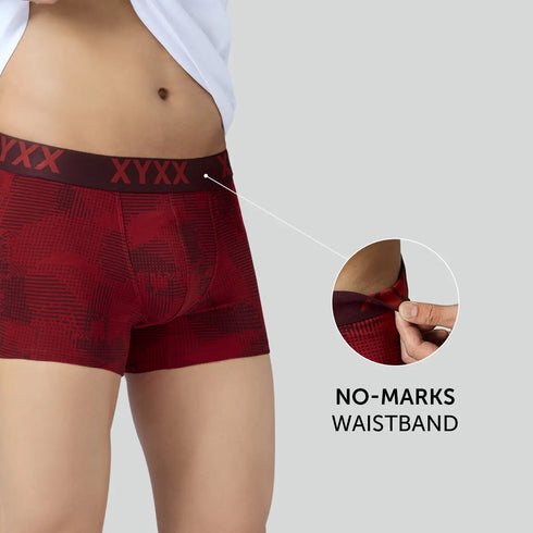 XYXX Matrix Cotton-Modal Trunks Code Red