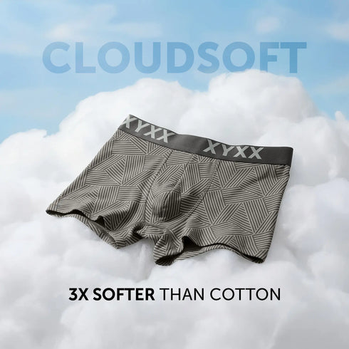 XYXX Matrix Cotton-Modal Trunks Linear Grey