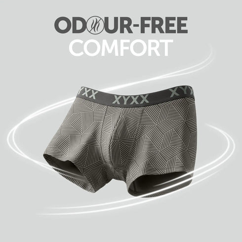 XYXX Matrix Cotton-Modal Trunks Linear Grey