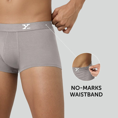 XYXX Cloudsoft Modal Trunks - Ash Grey
