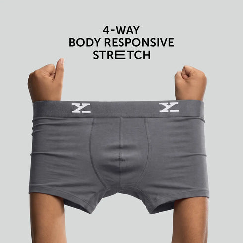 XYXX Cloudsoft Modal Trunks - Charcoal Grey