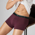 XYXX Odour-Free Printed Cotton Trunks - Bordeaux Red